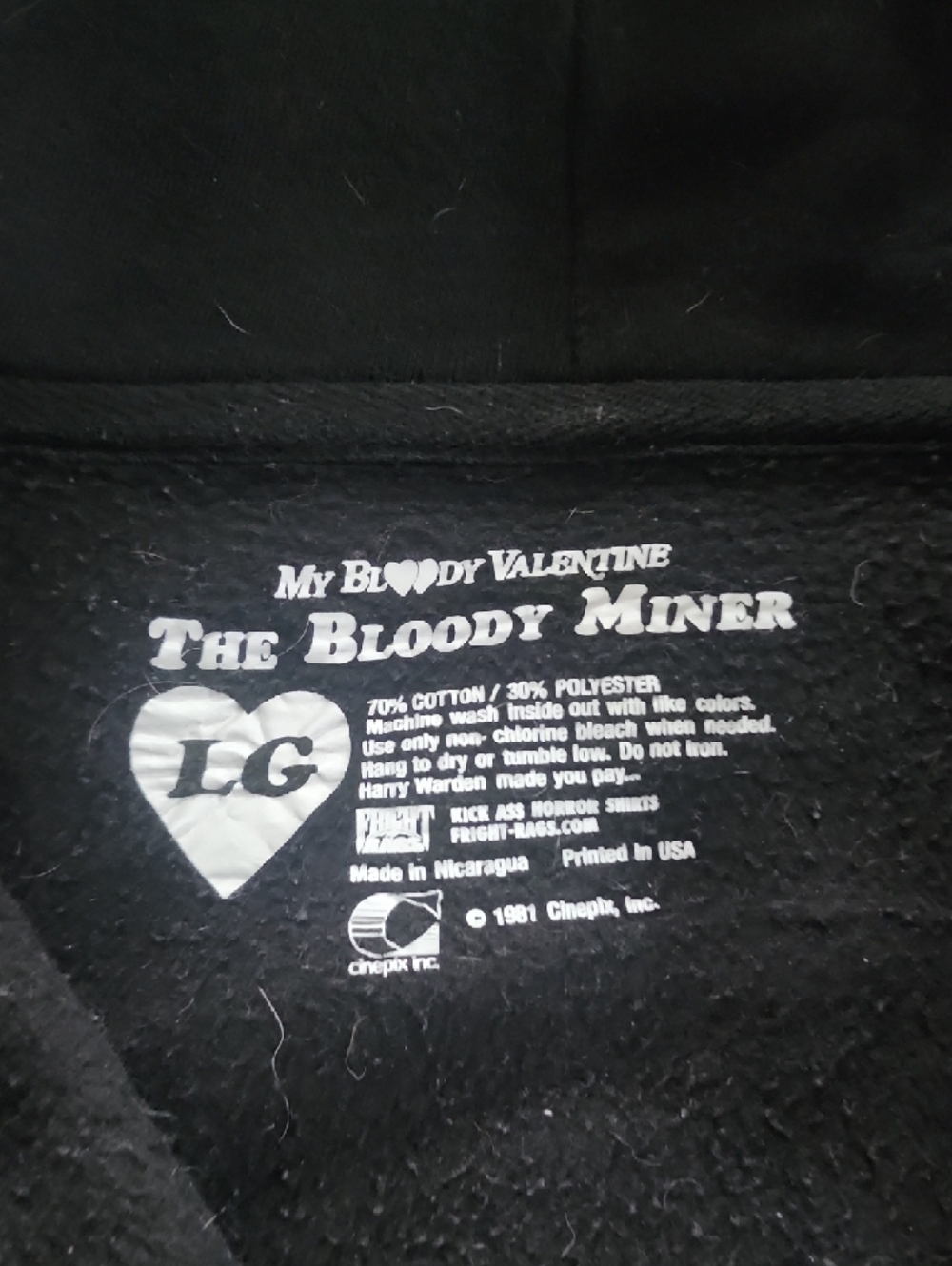My Bloody Valentine Zip Up Hoodie - Picture 3 of 6